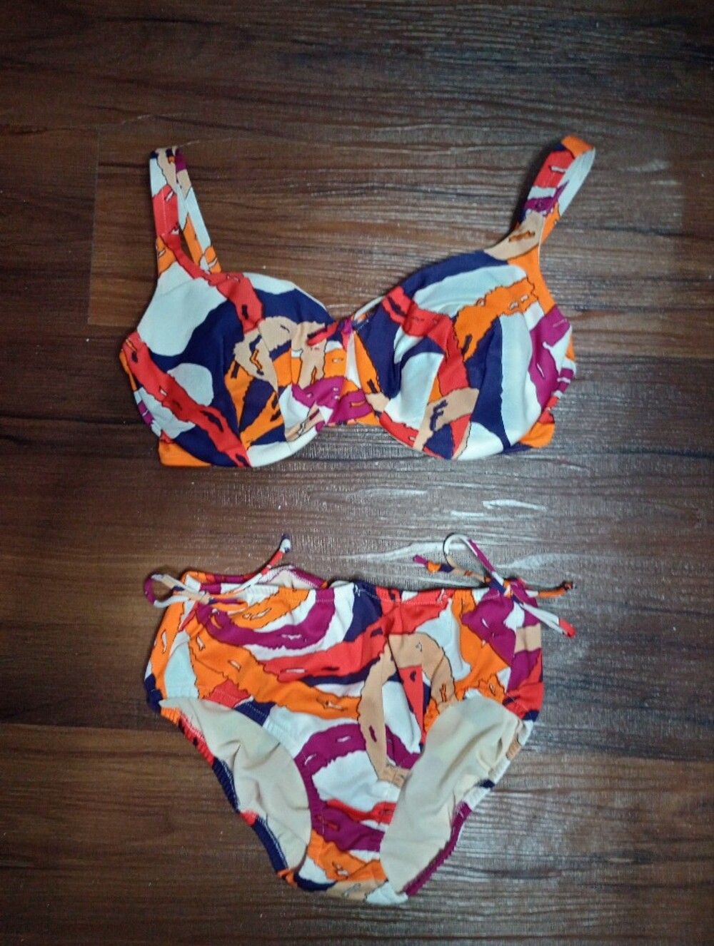 Vintage 60s 70s Bali Two Piece Swimsuit